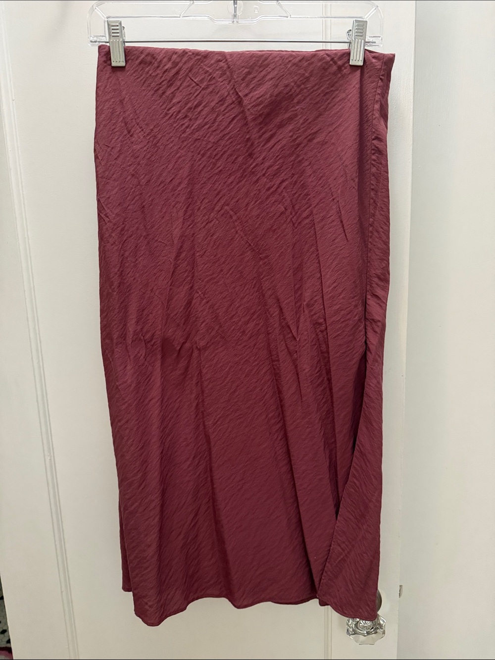 Madewell Mauve Slip Skirt